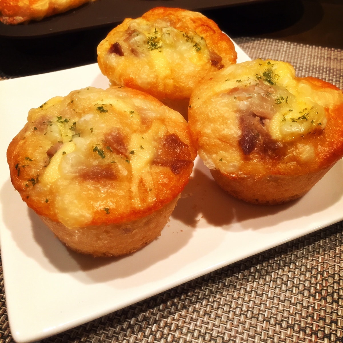 ふんわりジュワッと 米粉で食事系ツナマヨマフィン レシピ 作り方 By Megrhythm0503 楽天レシピ